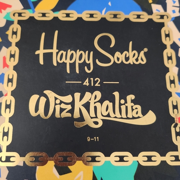 Wiz Khalifa Happy Socks Gift Box Set of 3 Socks Bundle Sock Size: 9-11 NWT - Picture 7 of 10